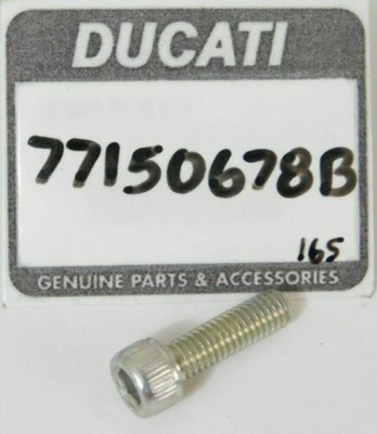 Ducati 999 749 OEM Screw TCEI M6x20 77150678B QTY 2