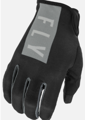 Fly Racing Women's Lite Gloves Black/Grey Size 10/L 374-31010
