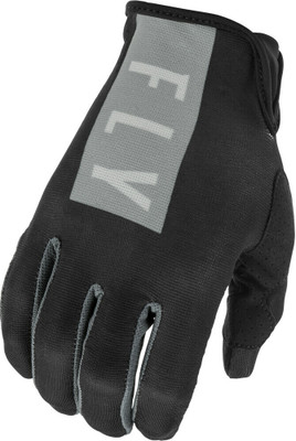 FLY RACING Women's Lite Gloves BLACK/GREY SIZE 8 s 374-61008