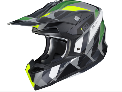 HJC i50 Vanish Helmet YELLOW/GREEN/BLACK SMALL 0866153304