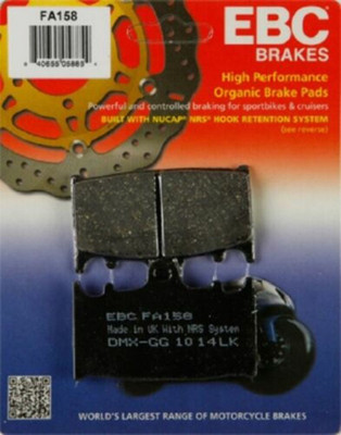 1997-2025 Suzuki EBC Organic Front Brake Pads FA158 611582