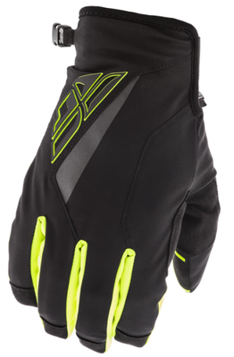FLY RACING Title Cold Weather Gloves BLACK GREEN SIZE-8 371-04908