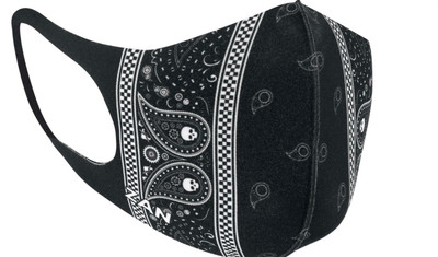 ZAN Lightweight Neoprene Mask Black/White 2 PACK 26-5308