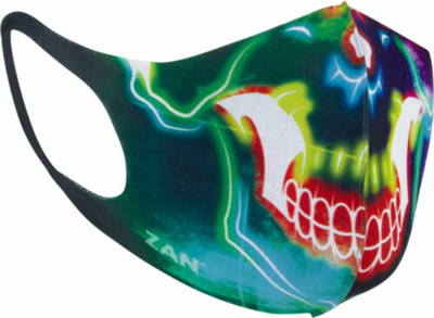 ZAN Lightweight Neoprene Mask Electric Skull/Black 2 PACK 26-5309