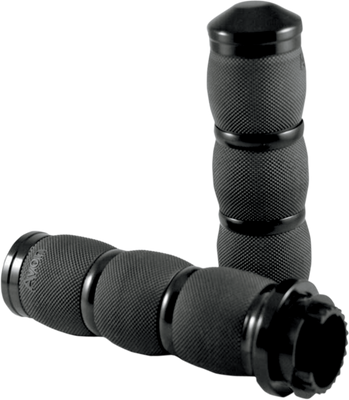 AVON Black Air Cushion 7/8" Super Bike Motorcycle Handlebar Grips 06301233