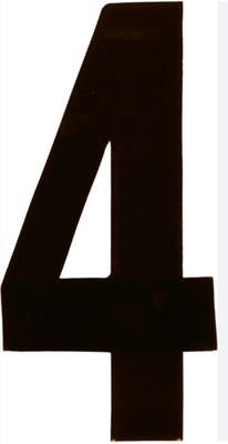 DIRT DIGITS 4 8" Black Super X Digits 3/PK Motocross Graphic SX83B-4