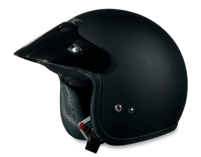 AFX FX75 Open Face Helmet Flat Black XS 0104-0083 - Sun Coast