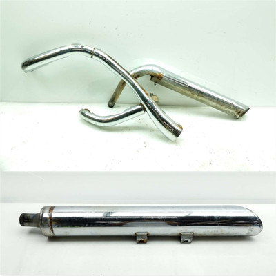 12 Kawasaki Vulcan K Vaquero VANCE & HINES Exhaust Header Head Muffler Pipes