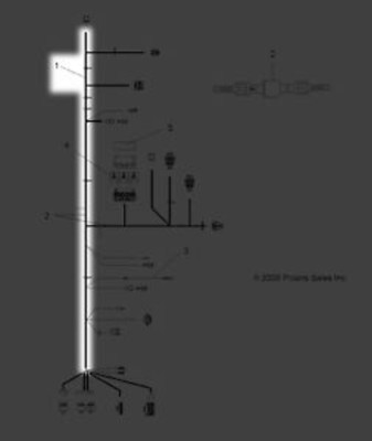 2010-2011 POLARIS Sportsman Hawkeye 300 2X4 Main Harness 2411468