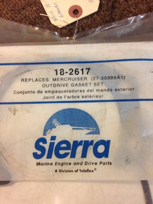 SIERRA 18-2617 Mercruiser Outdrive Gasket Set 27-35996A1 64-66 IA/IB/IC