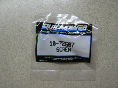 Mercury Quicksilver 10-72607 Screw QTY 2