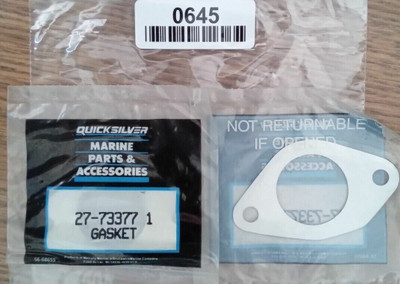 Mercury Mariner 27-73377 Genuine OEM 50-85HP Outboard Carburetor Mounting Gasket