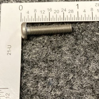 1994 Mercury 2.5 HP is genuine Mercury Quicksilver OEM M6x1.0x16mm screw, part n