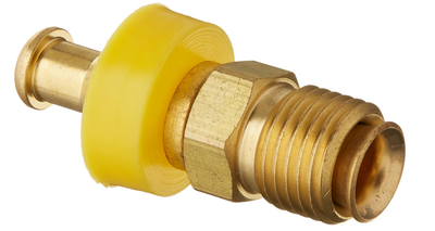 Edelmann 721540 hose fitting is a male inverted flare fitting designed for power