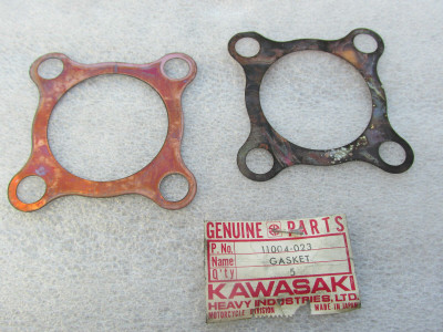 KAWASAKI NOS OEM A1 A7 AVENGER SAMURI CYLINDER HEAD GASKET 67-71 11004-023 QTY 2