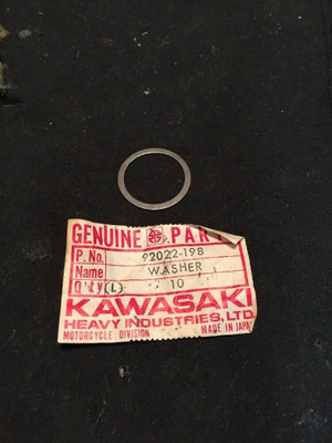Kawasaki NOS NEW 92022-198 Plain Washer KLF Prairie 73-12 QTY 2