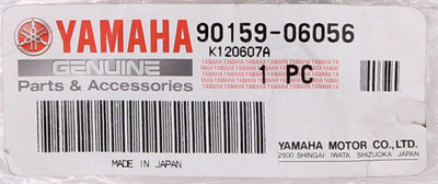 1987 Yamaha YFM350ER Warrior is genuine Yamaha M6x12 screw with integrated washe