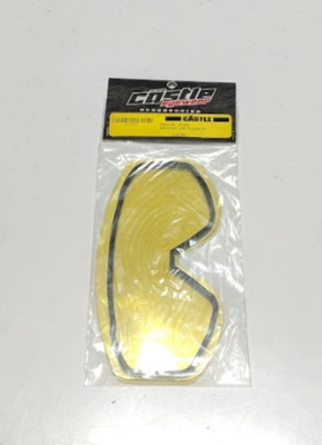 CASTLE 64-9133C SNO STAGE LENS YELLOW A/F