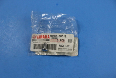 1974-2024 Yamaha YZ125 YZ250 YZ360 YZ400 NOS Phillips Screw M6x12 98980-06012