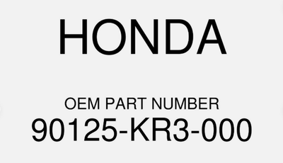 Honda 1998-2018 Shadow VT VTX Bolt 8X12 90125-KR3-000 New OEM