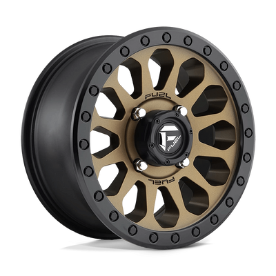 FUEL OFFROAD VECTOR D600 15x7 4x136 Bronze Black UTV ATV Wheel D6001570A654