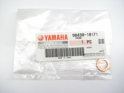 【K】 NOS OEM GENUINE YAMAHA COPPER WASHER GASKET 90430-10171 QTY