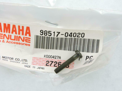 98517-04020 NOS Yamaha Panhead Screw RT100 VMX1200 YFM350 YFS200 Y972o