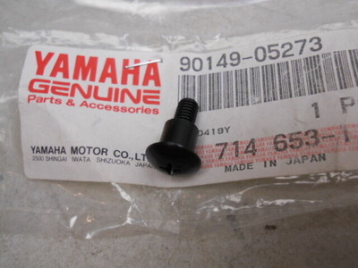 Yamaha NOS FZR1000, FZR600, TDM850, YZF1000, Screw, # 90149-05273-00 S123b QTY-3