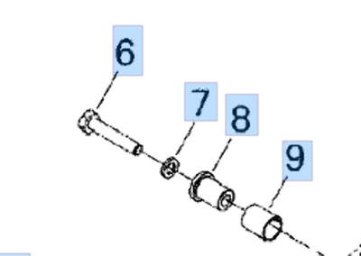 2003-2017 Ski-Doo GSX 380F MXZ Renegade Summit Extended Bushing 503190474