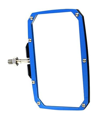 2008-2024 UTV Assault Explorer Series Side Mirror BLK/Blue LEFT & RIGHT 101005SM04022
