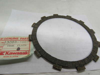 NOS NEW OEM KAWASAKI F12MX KZ400 KZ440 KZ750 Friction Plate 13088-1001