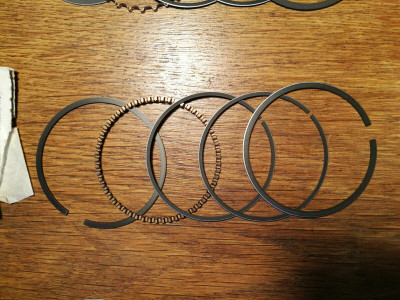 Yamaha NOS XS750, 1979, Piston Ring Set, STD, # 2F3-11610-02-00