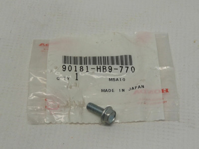 90181-HB9-770 NOS Honda Flange Bolt TRX250 TRX300 XR650 W6005 90181-HB9-770 NOS Honda Flange Bolt TRX250 TRX300 XR650 W6005