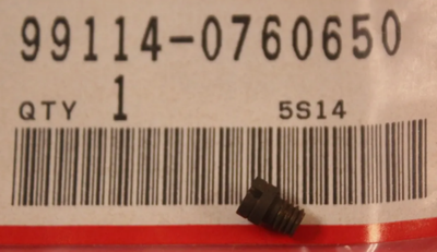 1966-1999 Honda NOS OEM Main Jet #65 C90 CT70 ST70 Z50 ATC70 99114-0760650