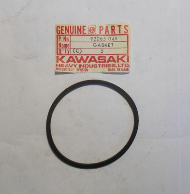 1 NOS Genuine 1969-1976 Kawasaki H1 KH 500 Turn Signal Lens Gasket OEM 92065-048