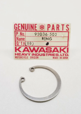 1976-1992 Kawasaki JS300 JS400 JS440 Jet Pump Snap Ring OEM 92036-502