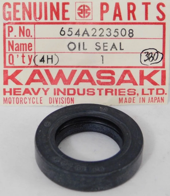 NOS Genuine Kawasaki Seal OEM Part 654A223508 EL250 Eliminator EX500 KD125 KD175