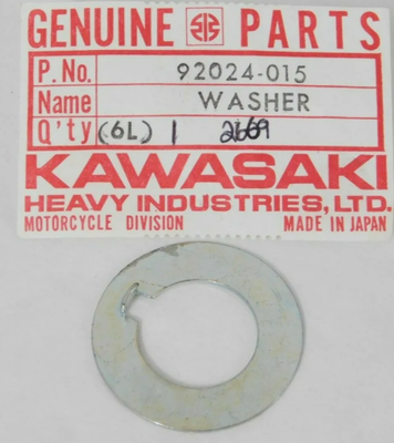 Kawasaki H1 KH500 KDX F12MX KX 450/400 18mm TRANS GEAR LOCK WASHER 92024-015