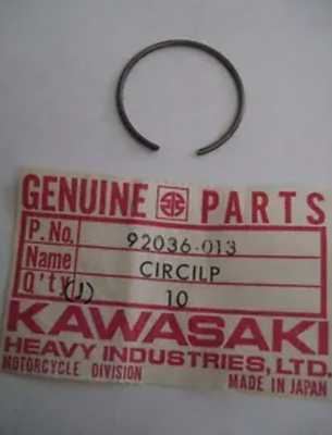 NOS Genuine KAWASAKI H1 S3 KH400 S2 S1 KH250 CRANKSHAFT CIRCLIP OEM 92036-013
