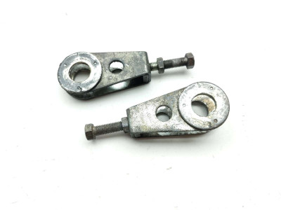 85 Kawasaki Ninja ZX600 Rear Axle Adjusters Set Pair