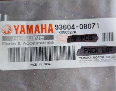 Yamaha 93604-08071 Dowel Pin Genuine OEM New QTY 3
