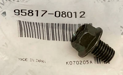 NEW GENIUNE YAMAHA 95817-08012 Bolt, Flange QTY 2