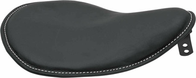 Drag Specialties Small Spring Solo Seat Perimeter Stitch BLK Universal 0806-0028