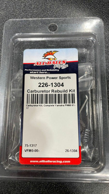 1981-2017 Yamaha PW50 ALL BALLS Carburetor Rebuild Kit 226-1304