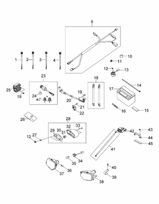 Polaris RZR Blank Key, Right, RZR, Genuine OEM Part 0454726, Qty 1