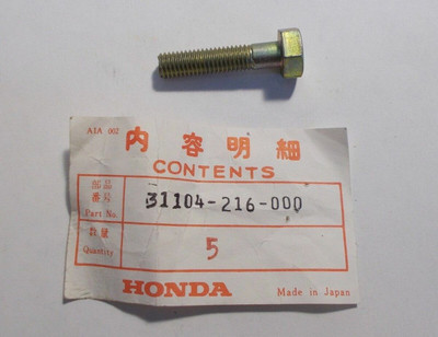 1965-1969 Honda CB160 CL160 CA160 Alternator Rotor Setting Bolt 31104-216-000