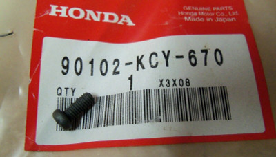 1996-2004 Honda XR250R XR400R NOS OEM Torx Bolt 90102-KCY-670