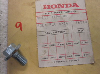 NOS Honda 74 75 76 77 CL360 CB360 Brake Pedal Bolt 90113-369-000