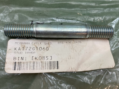 43033-001 NOS Kawasaki Lever Fitting Bolt S2 KZ400 S3 H1 H2 Mach