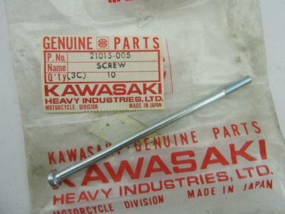 21015-005 NOS Kawasaki Pan Head Screw 5x110 KZ550 ZX550 Z1 KZ1300 ZN1300